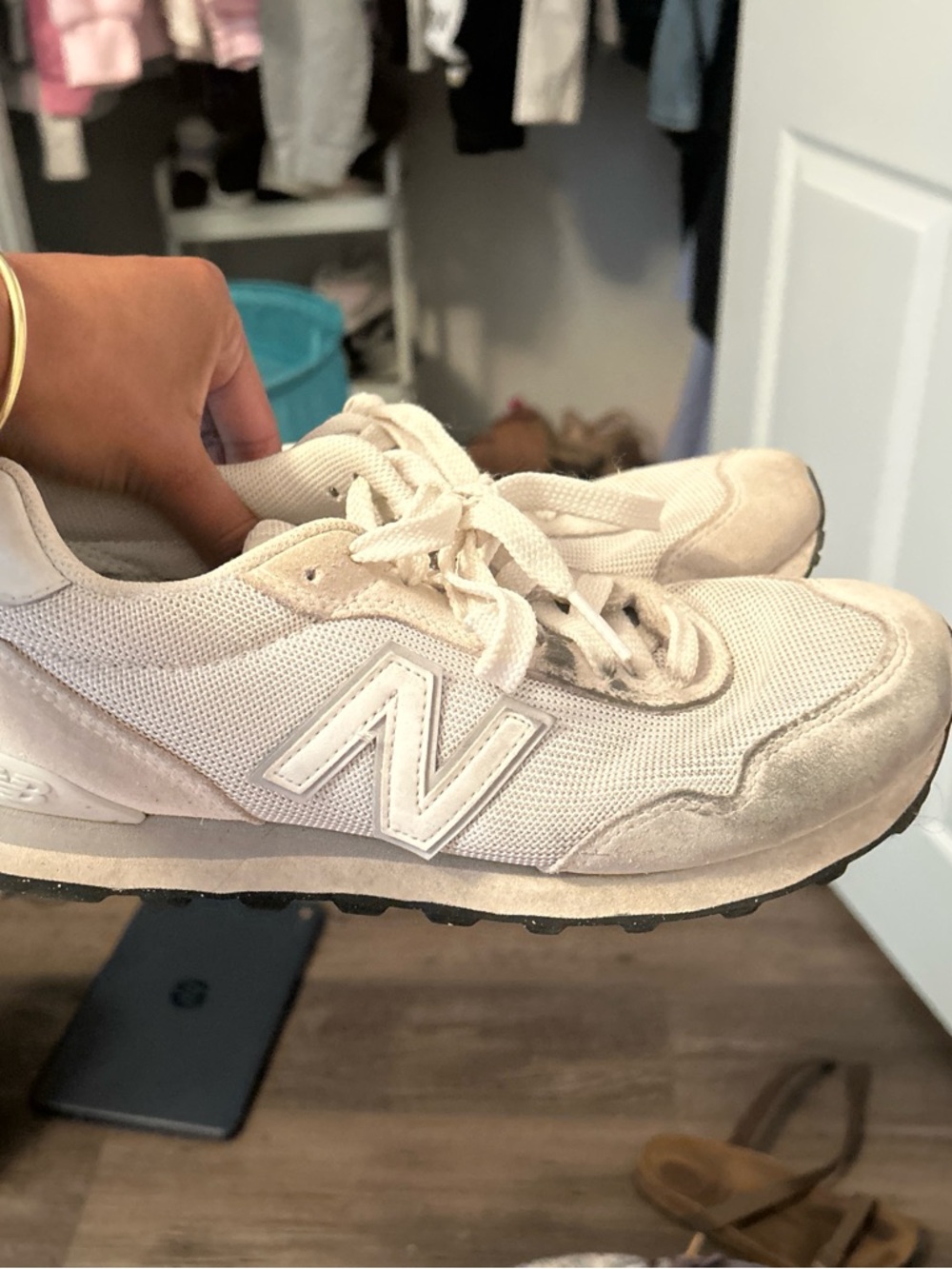 New Balance Beige/Natural 574-Style Sneakers